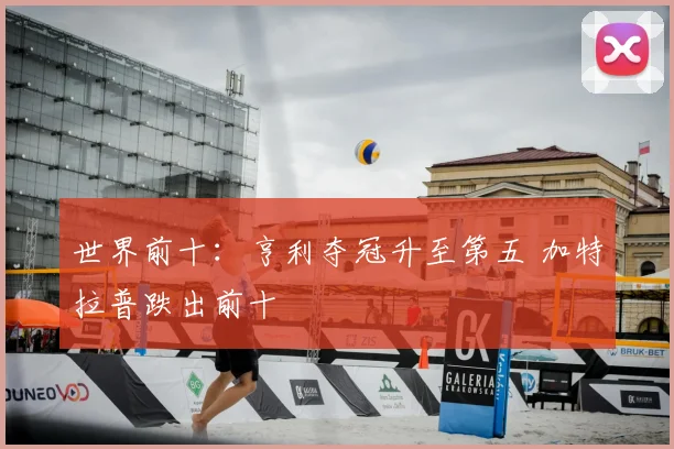 世界前十：亨利夺冠升至第五 加特拉普跌出前十