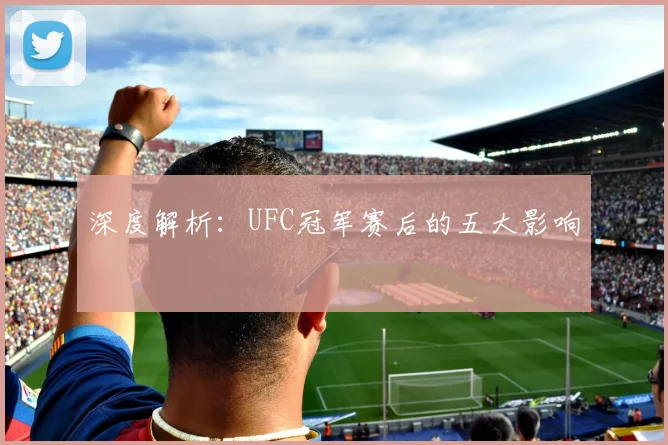 深度解析：UFC冠军赛后的五大影响