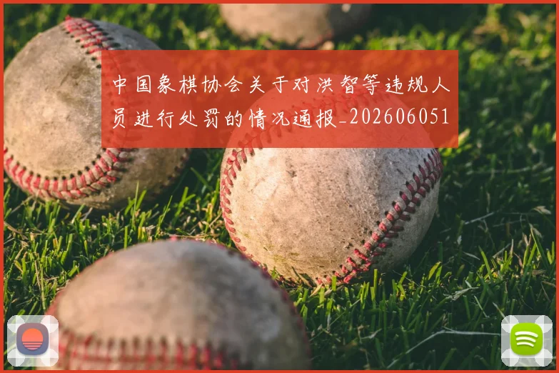 中国象棋协会关于对洪智等违规人员进行处罚的情况通报_20260605104239